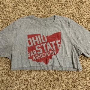 Cropped Ohio state tshirt